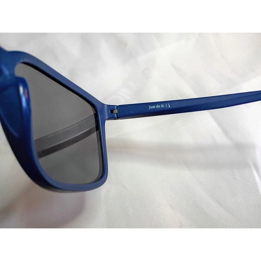 Nike Circuit EV1195 401 Matte Blue Sunglasses 55-20-145 + Case